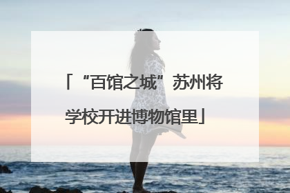 “百馆之城”苏州将学校开进博物馆里
