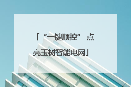 “一键顺控” 点亮玉树智能电网