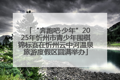 “奔跑吧·少年”2025年忻州市青少年围棋锦标赛在忻州云中河温泉旅游度假区圆满举办