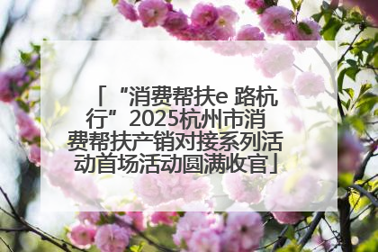 “消费帮扶e 路杭行”2025杭州市消费帮扶产销对接系列活动首场活动圆满收官