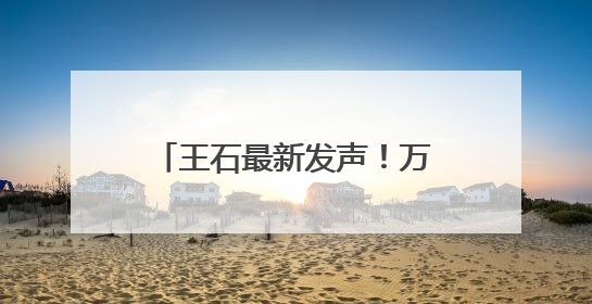 王石最新发声！万科晚间突发公告：“售股”回血！