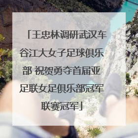 王忠林调研武汉车谷江大女子足球俱乐部 祝贺勇夺首届亚足联女足俱乐部冠军联赛冠军