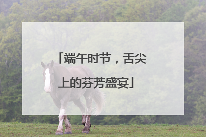 端午时节，舌尖上的芬芳盛宴