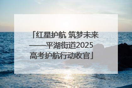 红星护航 筑梦未来——平湖街道2025高考护航行动收官