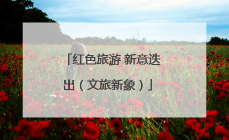 红色旅游 新意迭出（文旅新象）