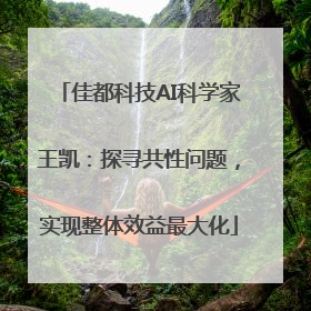佳都科技AI科学家王凯：探寻共性问题，实现整体效益最大化