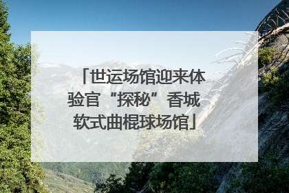 世运场馆迎来体验官“探秘”香城软式曲棍球场馆
