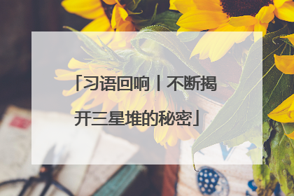 习语回响丨不断揭开三星堆的秘密
