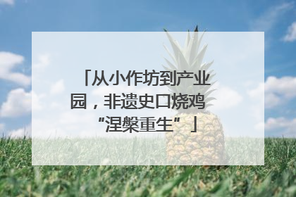 从小作坊到产业园，非遗史口烧鸡“涅槃重生”
