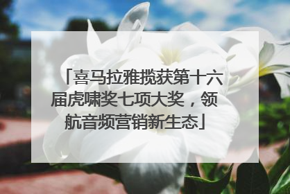 喜马拉雅揽获第十六届虎啸奖七项大奖，领航音频营销新生态