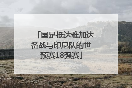 国足抵达雅加达备战与印尼队的世预赛18强赛