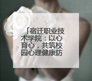 宿迁职业技术学院：以心育心，共筑校园心理健康防线