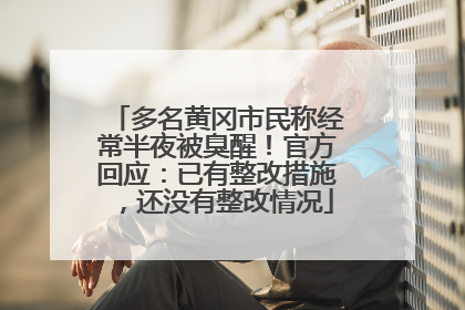 多名黄冈市民称经常半夜被臭醒！官方回应：已有整改措施，还没有整改情况