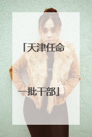 天津任命一批干部