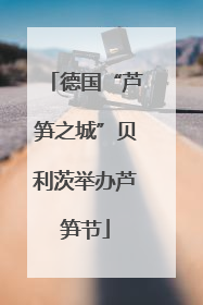 德国“芦笋之城”贝利茨举办芦笋节