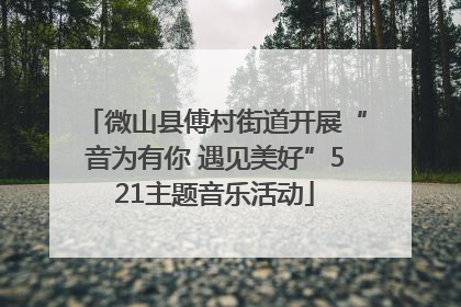 微山县傅村街道开展“音为有你 遇见美好”521主题音乐活动