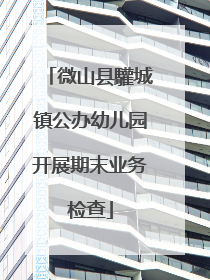 微山县驩城镇公办幼儿园开展期末业务检查