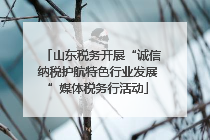 山东税务开展“诚信纳税护航特色行业发展”媒体税务行活动