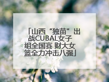山西“独苗”出战CUBAL女子组全国赛 财大女篮全力冲击八强