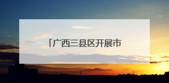 广西三县区开展市际人大区域合作 共促区域高质量发展