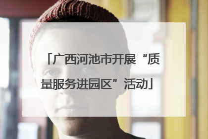 广西河池市开展“质量服务进园区”活动