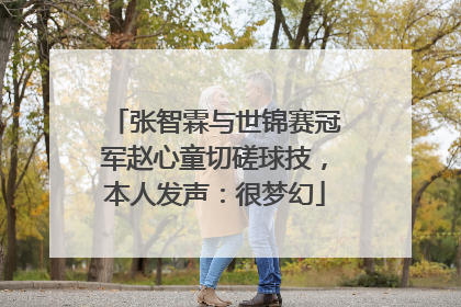 张智霖与世锦赛冠军赵心童切磋球技，本人发声：很梦幻