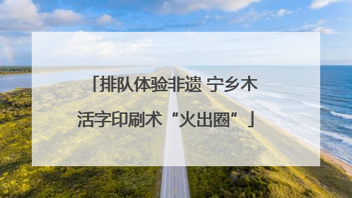 排队体验非遗 宁乡木活字印刷术“火出圈”