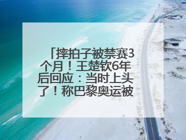 摔拍子被禁赛3个月！王楚钦6年后回应：当时上头了！称巴黎奥运被孙颖莎带着打，搭档8年“一个眼神就能懂”