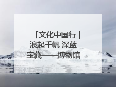 文化中国行｜浪起千帆 深蓝宝藏——博物馆里的海丝遗珍