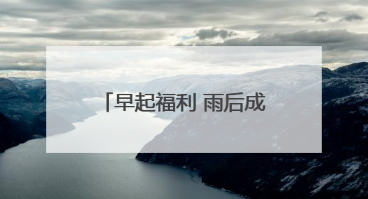 早起福利 雨后成都朝霞满天｜图集
