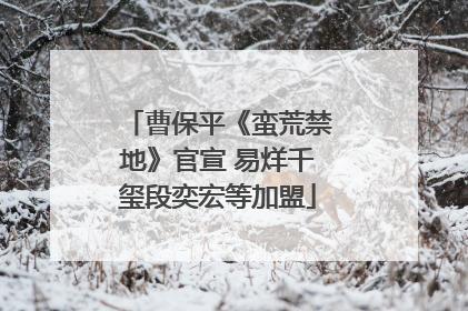 曹保平《蛮荒禁地》官宣 易烊千玺段奕宏等加盟
