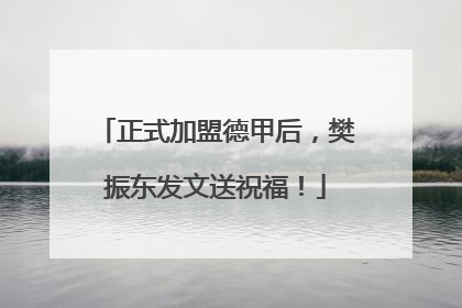 正式加盟德甲后，樊振东发文送祝福！