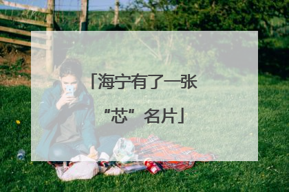 海宁有了一张“芯”名片
