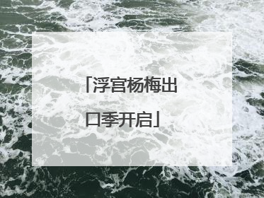 浮宫杨梅出口季开启