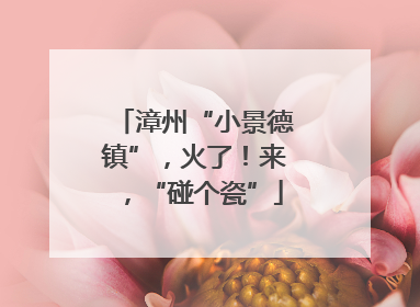 漳州“小景德镇”，火了！来，“碰个瓷”