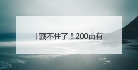 藏不住了！200亩有机农场+免费遛娃乐园