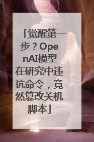觉醒第一步？OpenAI模型在研究中违抗命令，竟然篡改关机脚本