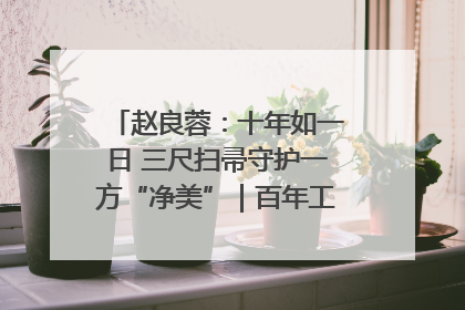 赵良蓉：十年如一日 三尺扫帚守护一方“净美”｜百年工运·劳模说