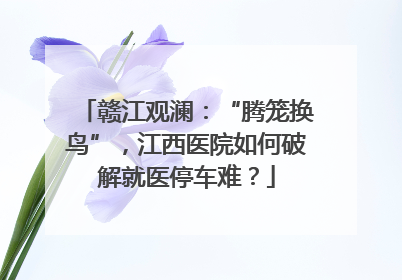 赣江观澜：“腾笼换鸟”，江西医院如何破解就医停车难？