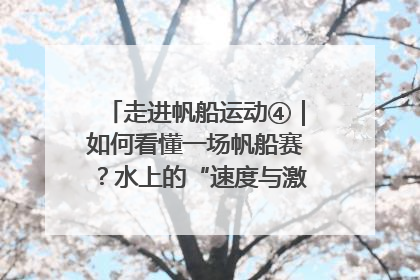 走进帆船运动④｜如何看懂一场帆船赛？水上的“速度与激情”同样精彩
