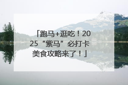 跑马+逛吃！2025“紫马”必打卡美食攻略来了！