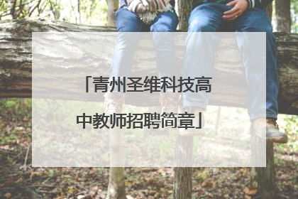 青州圣维科技高中教师招聘简章