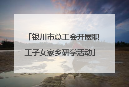银川市总工会开展职工子女家乡研学活动