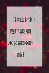 铁山精神耀巴陵 碧水长歌颂新篇