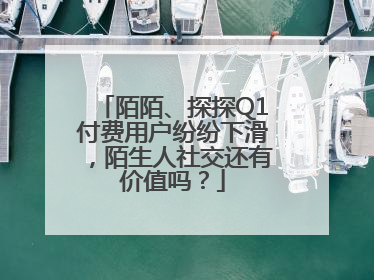 陌陌、探探Q1付费用户纷纷下滑，陌生人社交还有价值吗？