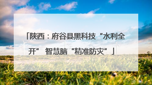 陕西：府谷县黑科技“水利全开” 智慧脑“精准防灾”