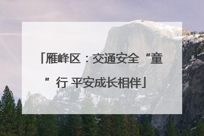 雁峰区：交通安全“童”行 平安成长相伴