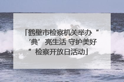 鹤壁市检察机关举办“‘典’亮生活 守护美好”检察开放日活动