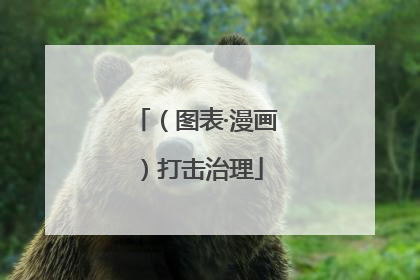 （图表·漫画）打击治理
