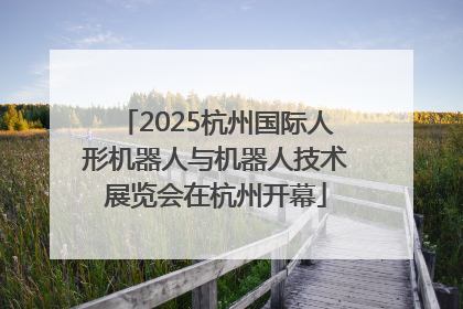 2025杭州国际人形机器人与机器人技术展览会在杭州开幕